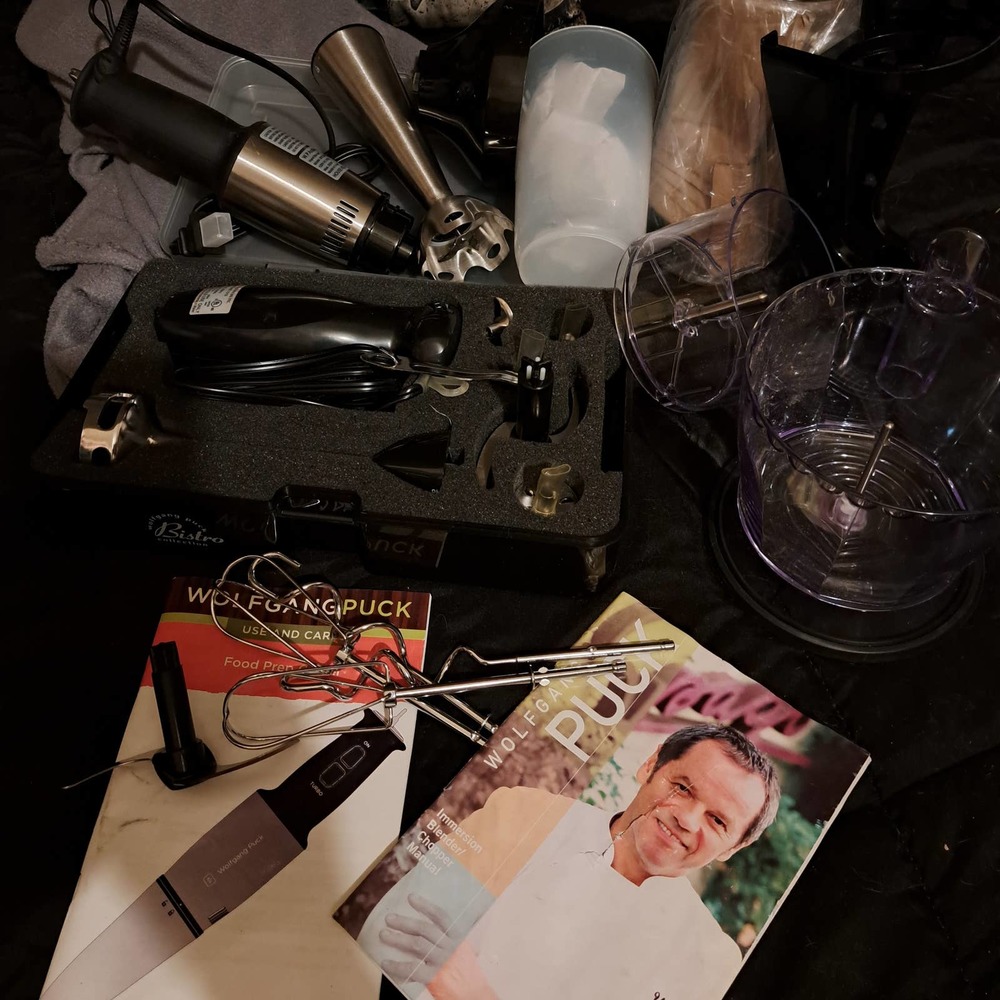 Wolfgang Puck new Food Prep Center AND Immersion Blender sets